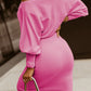 Pretty in Pink Sweater Dress